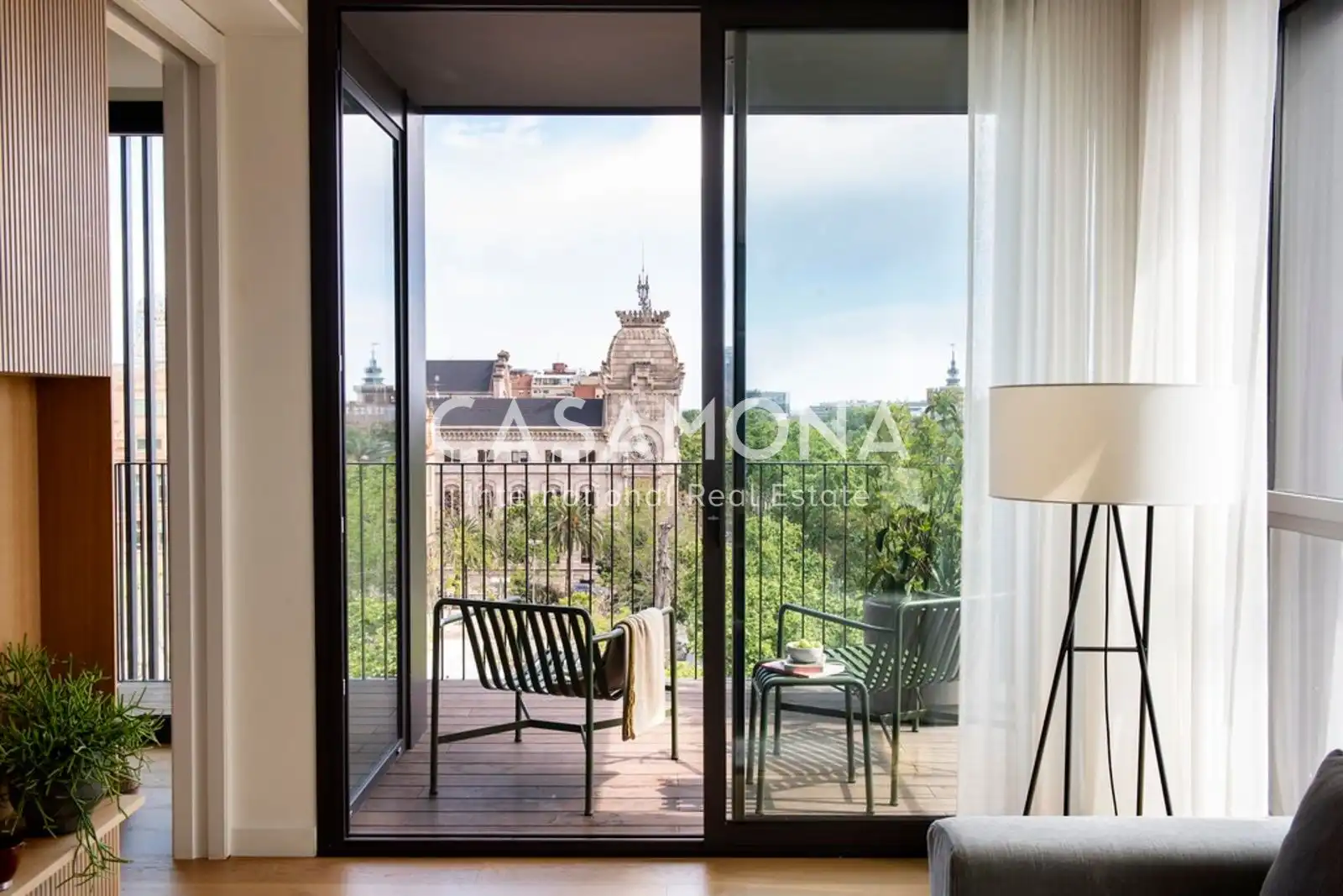 Terraza de Apartamento de alquiler en Barcelona con Aire acondicionado, Terraza y Internet