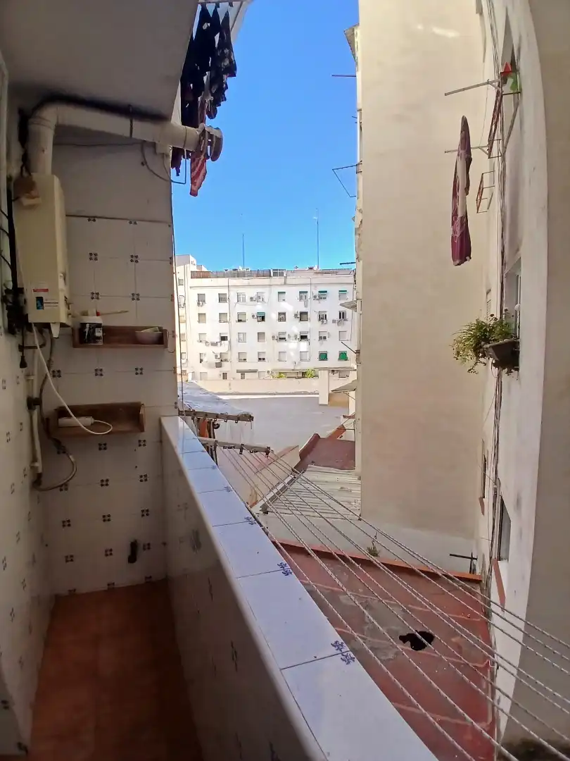 Balcony of Flat for rent in Badalona  with Parquet flooring and Balcony