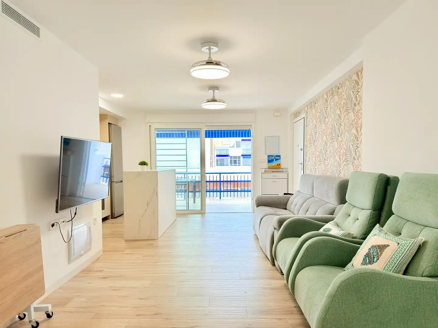 Living room of Apartments for sale in La Manga del Mar Menor  with Air Conditioner, Heating and Terrace
