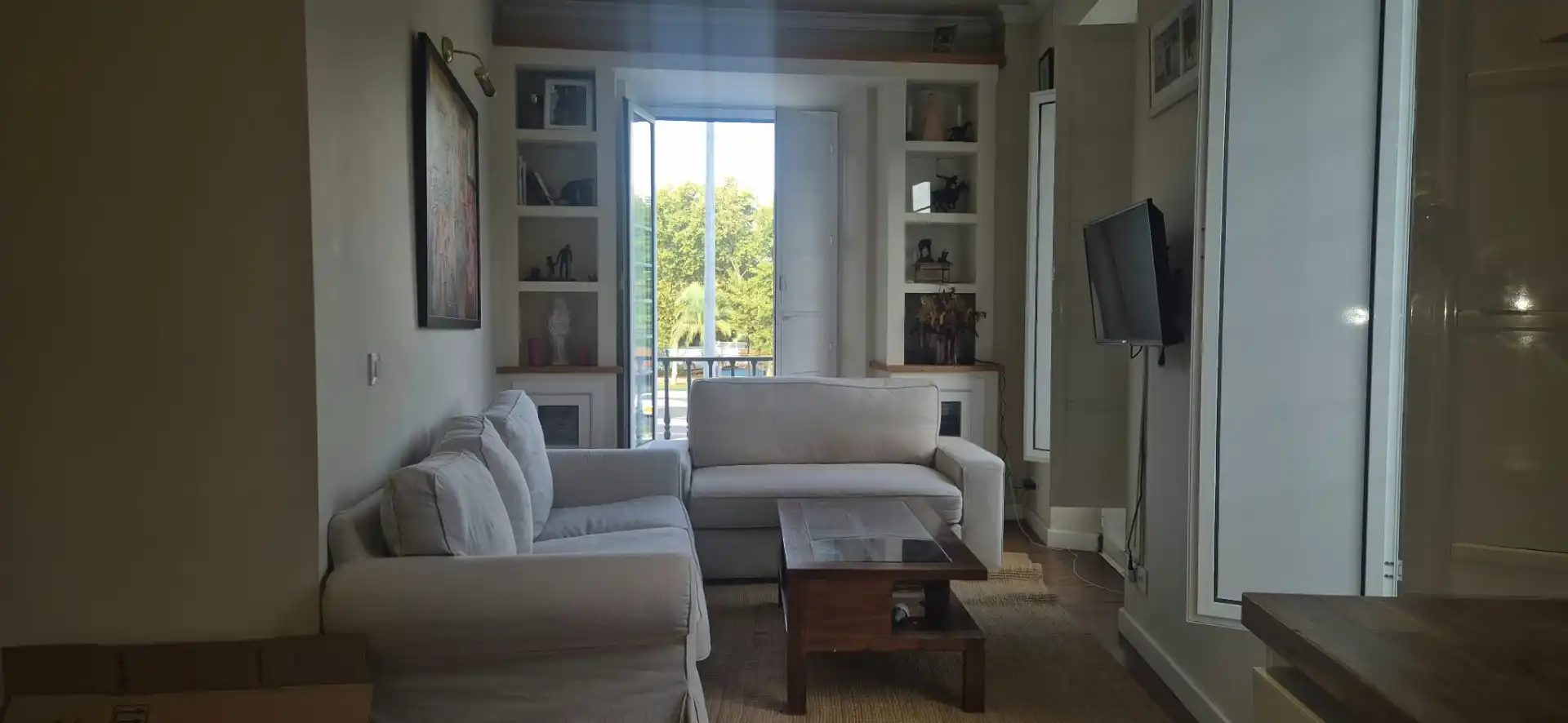 Sala d'estar de Apartament de lloguer en Casco Antiguo