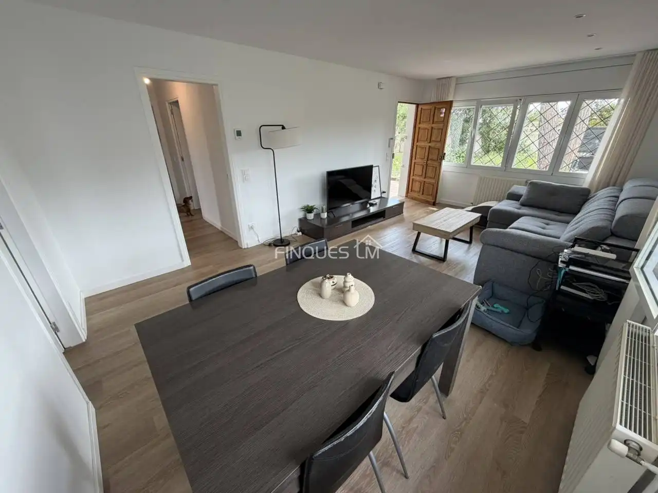Sala d'estar de Casa o xalet en venda en Tordera amb Calefacció, Jardí privat i Parquet