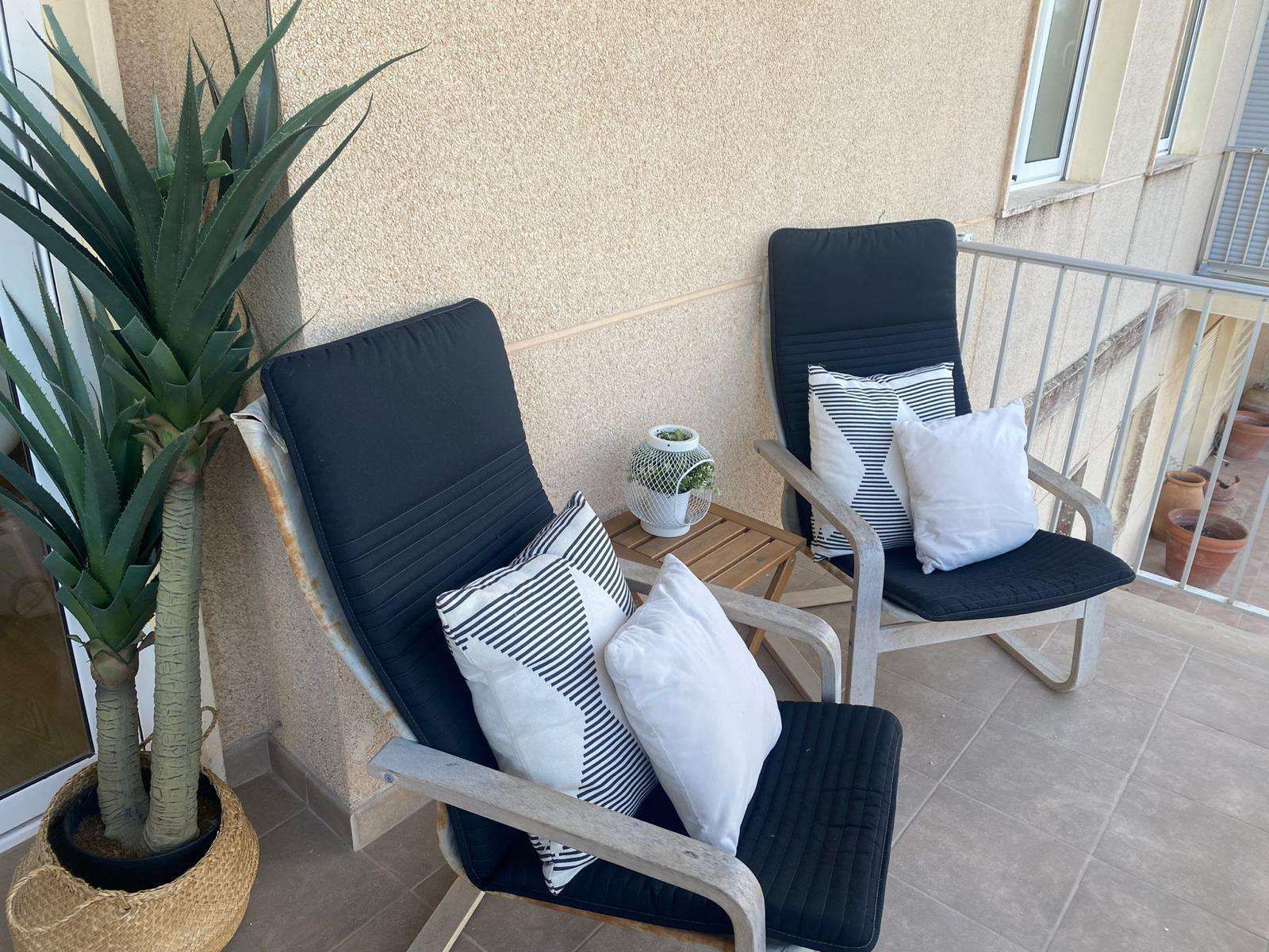 Terrassa de Apartament per a compartir en Sueca amb Aire condicionat, Calefacció i Terrassa
