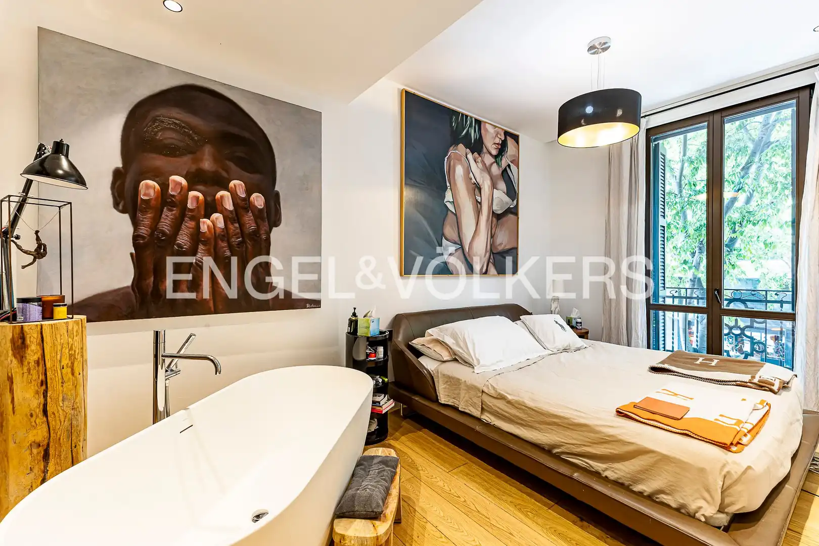 Bedroom of Flat for sale in Barcelona  with Air Conditioner, Heating and Swimming Pool