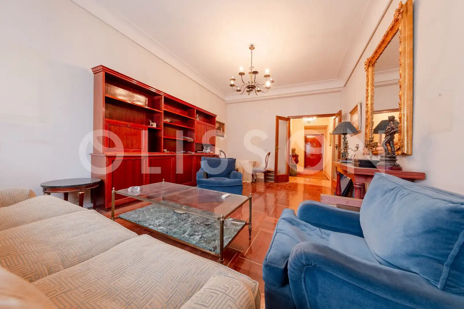 Wohnzimmer von Wohnung zum Verkauf in Madrid mit Klimaanlage, Heizung und Terrasse