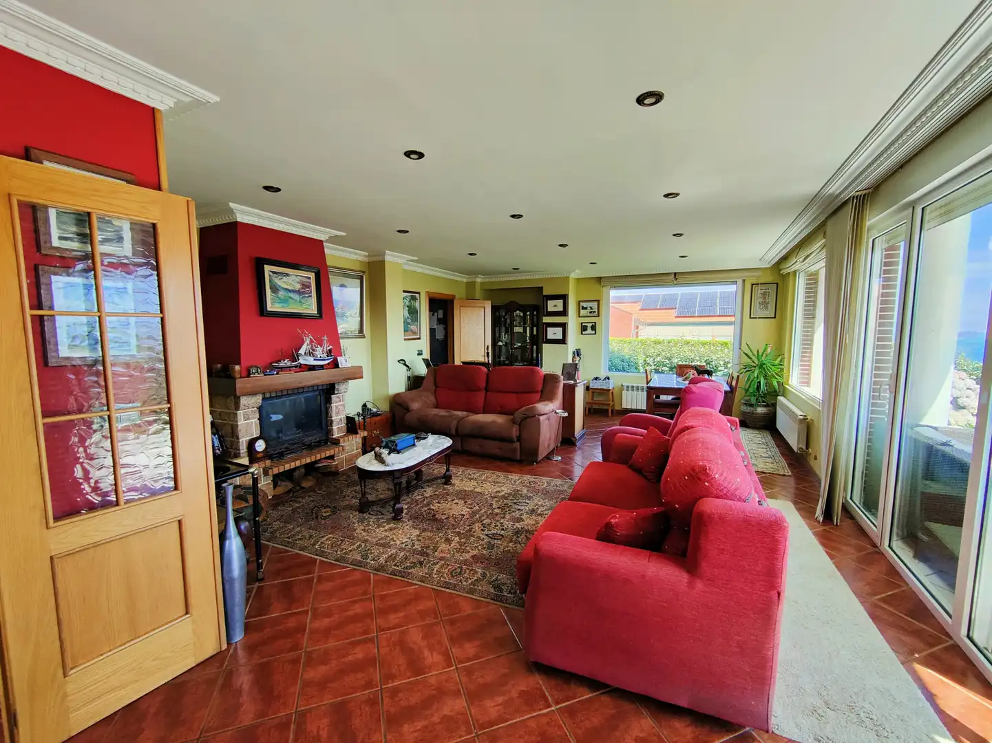 Sala de estar de Casa o chalet en venta en Piélagos con Calefacción, Jardín privado y Parquet