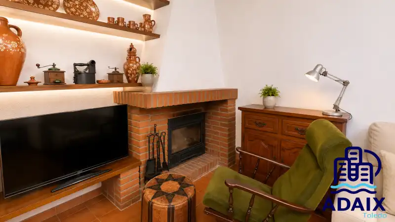 Sala de estar de Casa o chalet en venta en Noez con Aire acondicionado y Terraza