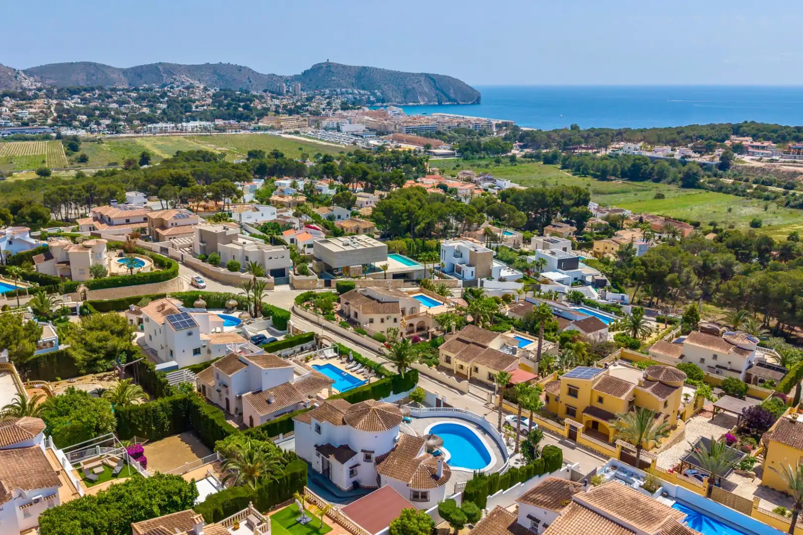Außenansicht von Haus oder Chalet zum Verkauf in Moraira