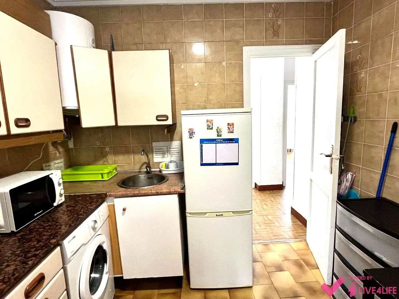 Cocina de Piso de alquiler en Valencia con Jardín privado y Amueblado