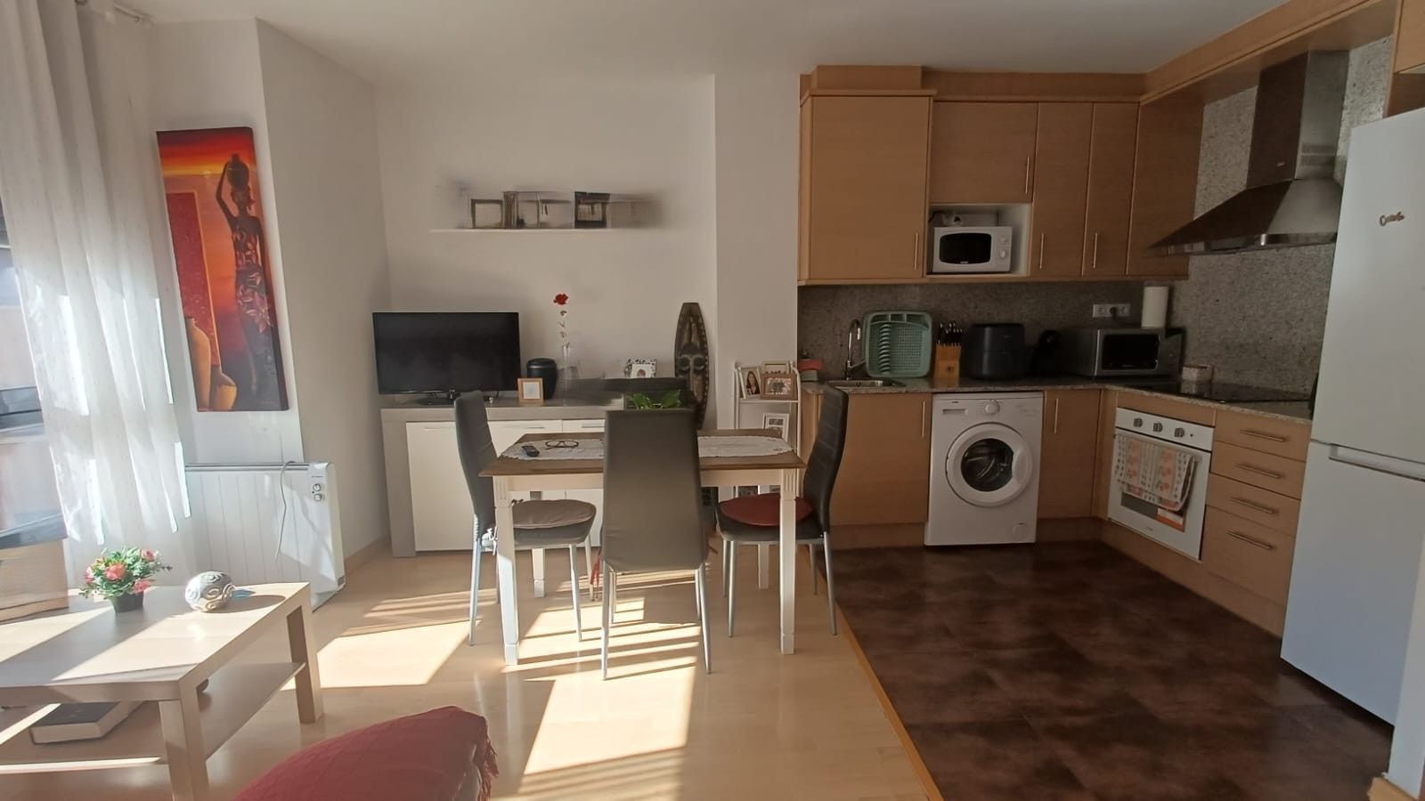 Kitchen of Apartment for sale in  Lleida Capital  with Storage room and Furnished