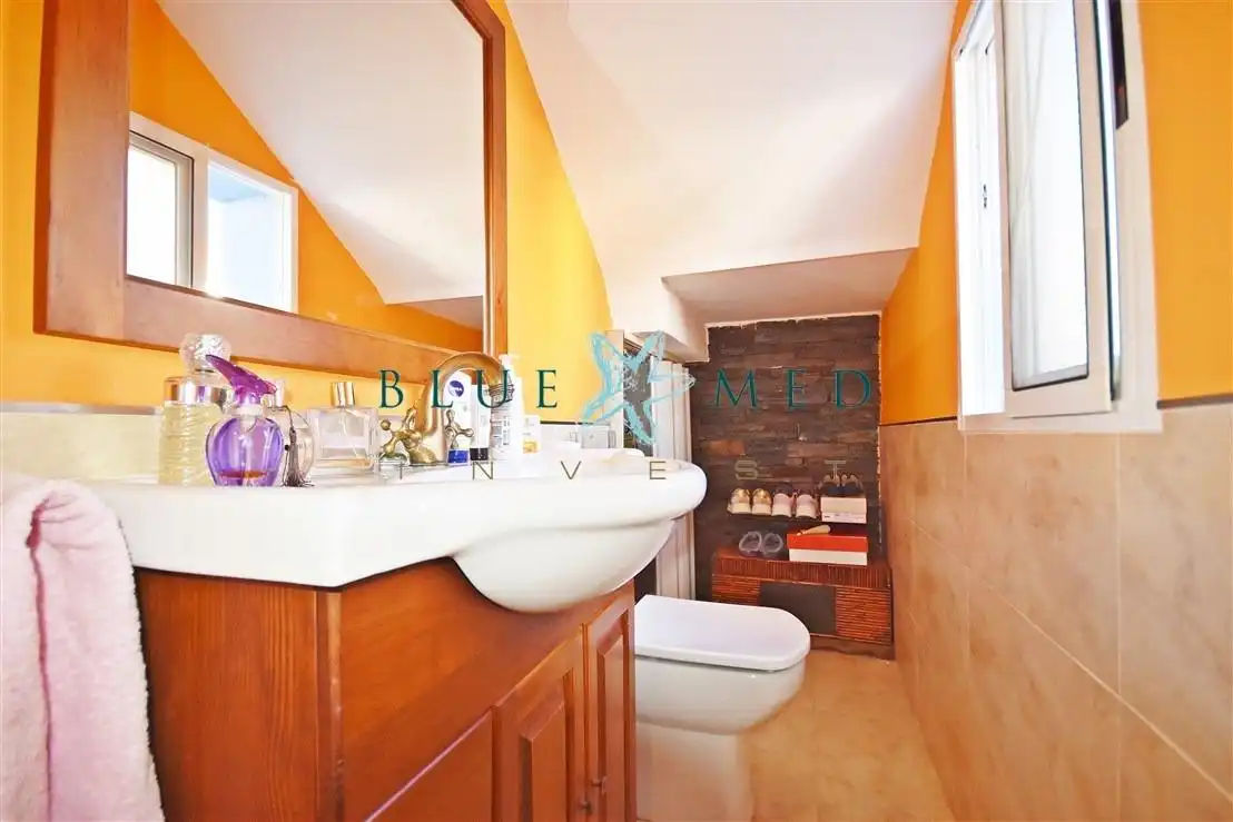 Baño de Casa o chalet en venta en Mazarrón con Aire acondicionado, Calefacción y Jardín privado