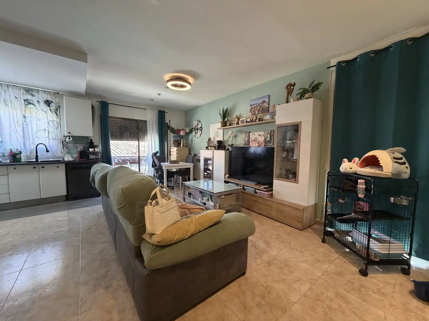 Sala de estar de Piso en venta en Tàrrega con Aire acondicionado, Calefacción y Terraza