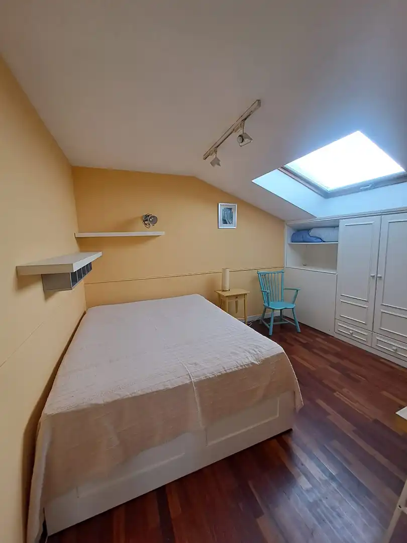 Bedroom of Flat for rent in Salamanca  with Air Conditioner, Heating and Parquet flooring