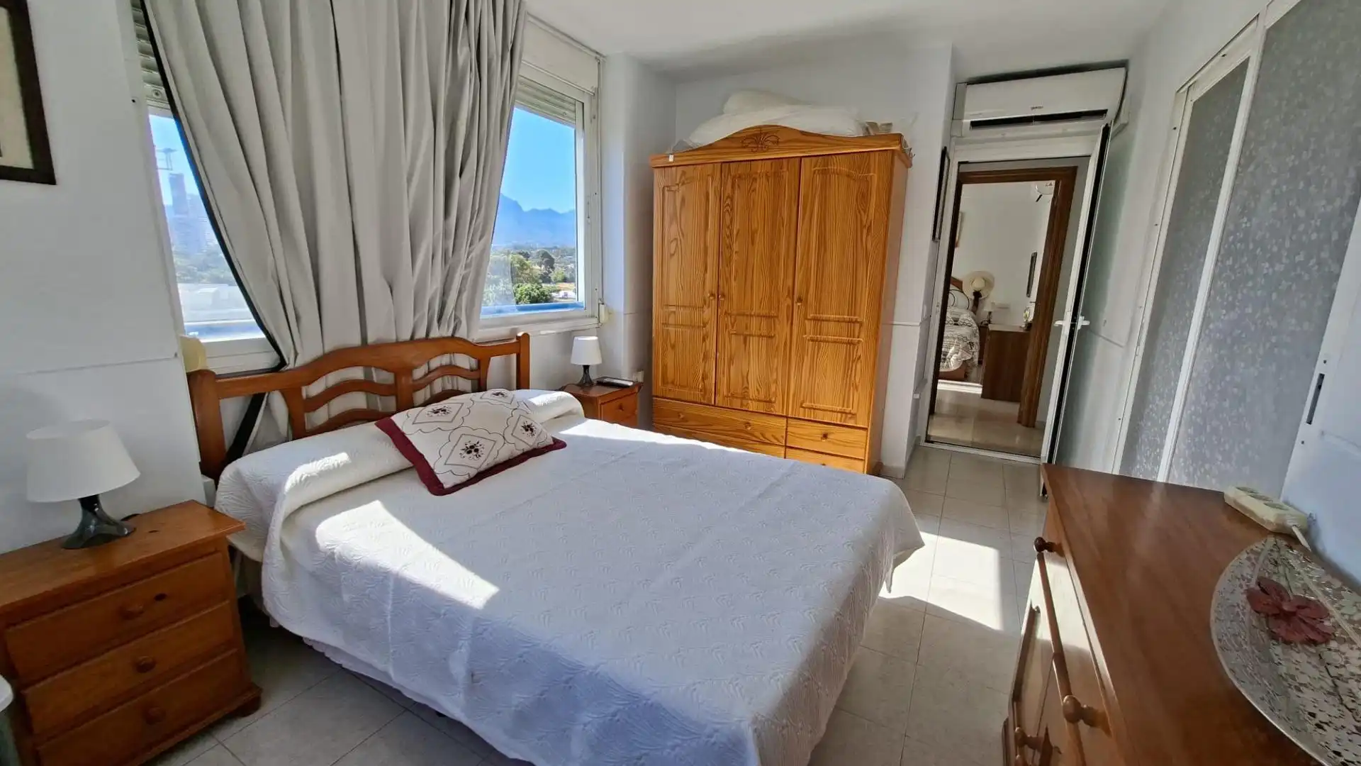 Bedroom of Flat for sale in Benidorm  with Air Conditioner, Heating and Private garden
