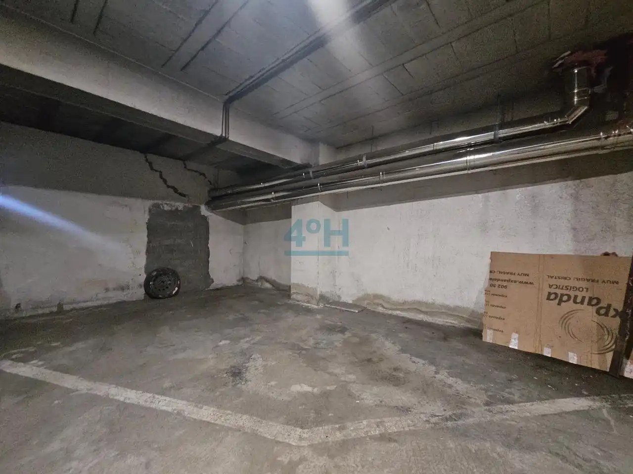 Parkplatz von Wohnung zum Verkauf in Ourense Capital  mit Heizung, Parkett und Terrasse