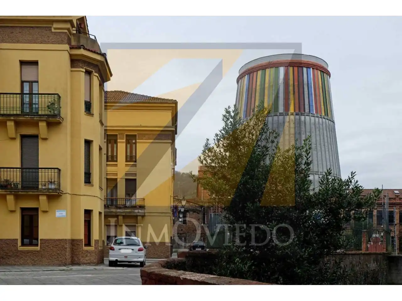 Vista exterior de Piso en venta en Langreo con Calefacción y Trastero