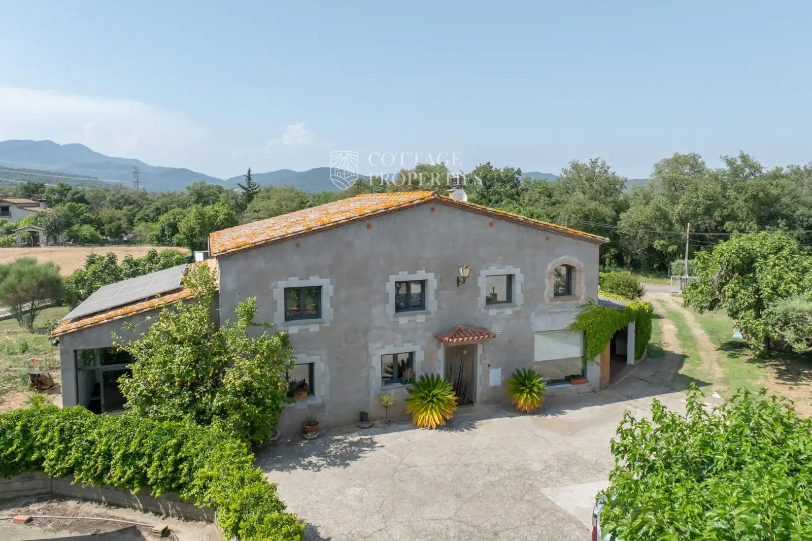 Vista exterior de Finca rústica en venda en Sant Gregori amb Calefacció, Terrassa i Piscina