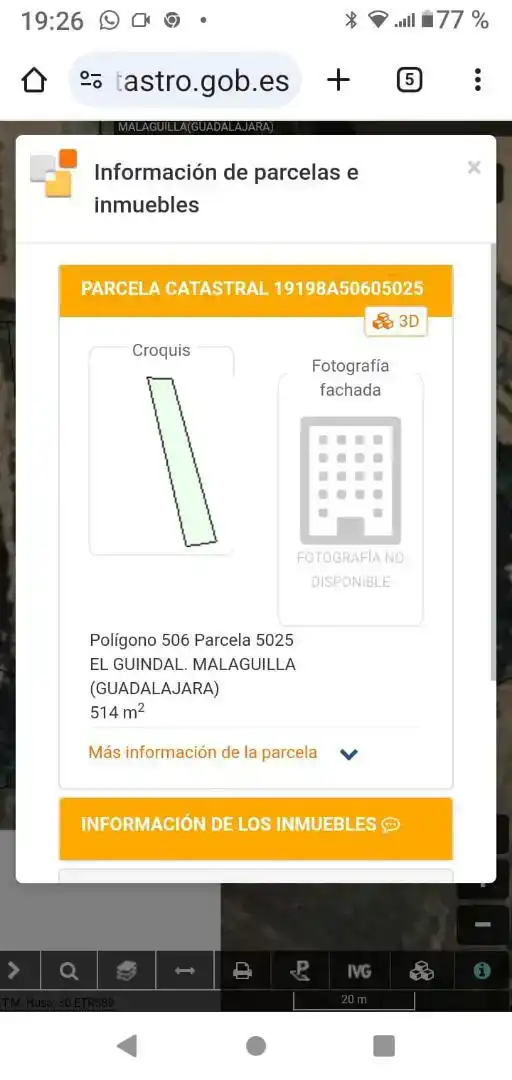 Parking of Land for sale in Malaguilla, Guadalajara