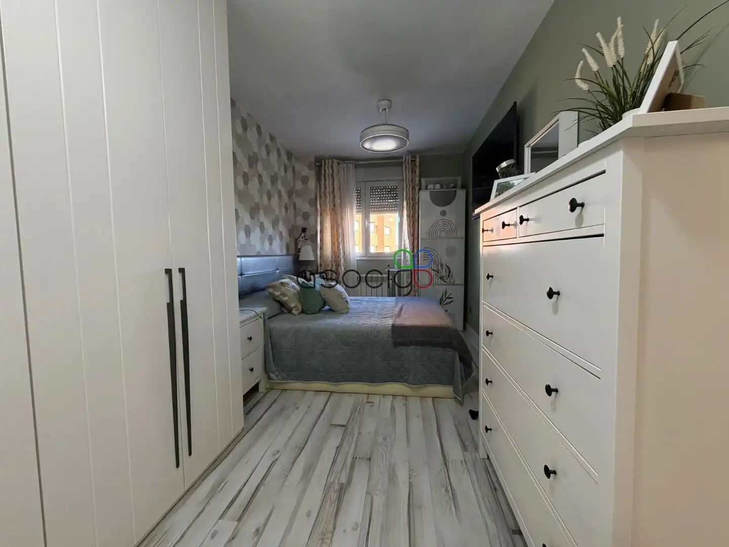 Bedroom of Flat for sale in Fuenlabrada  with Heating, Storage room and Swimming Pool