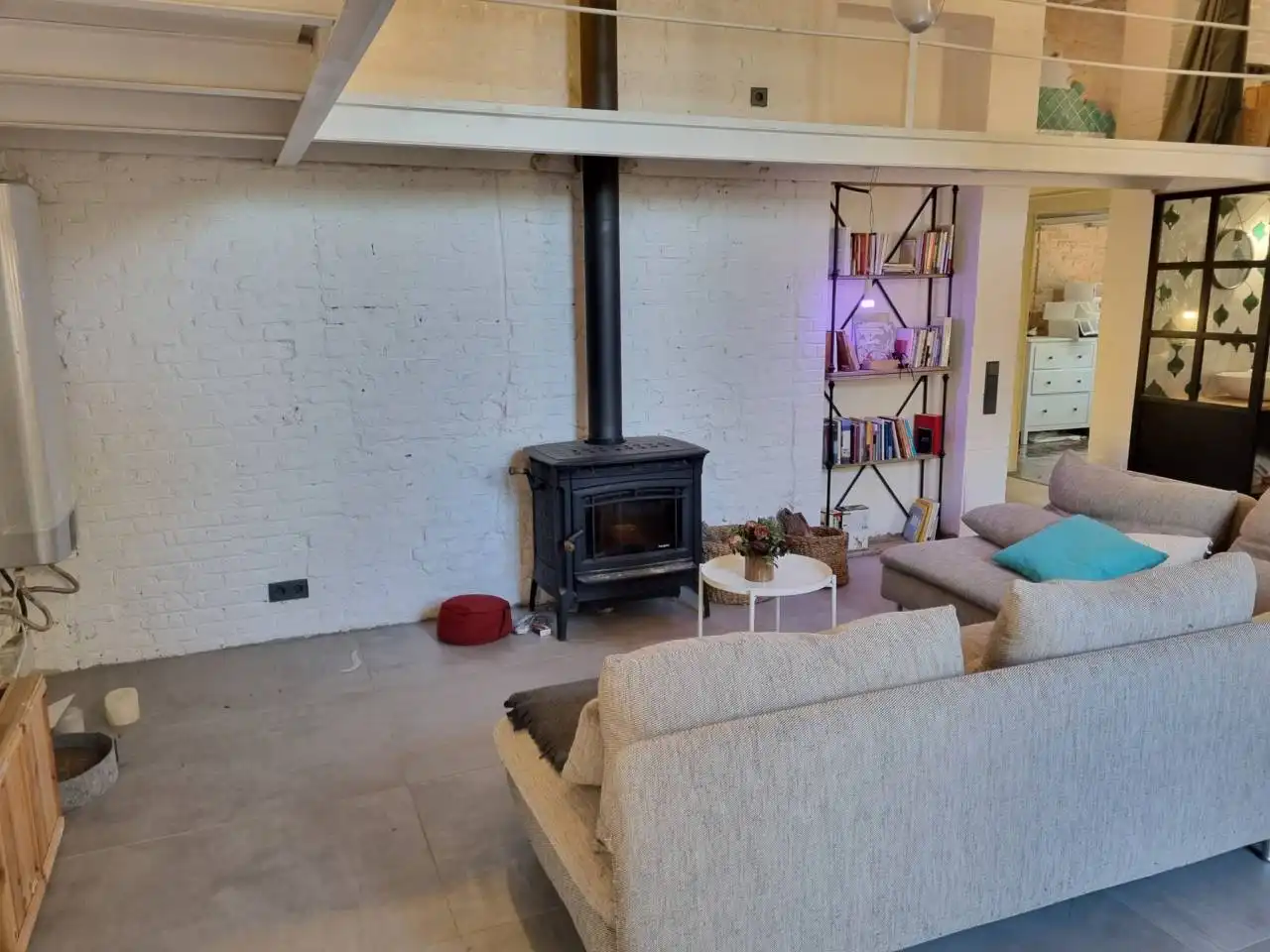 Sala de estar de Dúplex de alquiler en Sarrià - Sant Gervasi