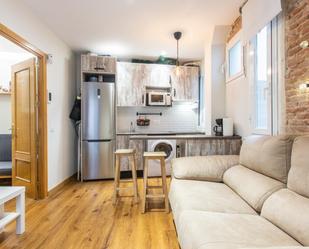 Kitchen of Flat to rent in  Madrid Capital  with Air Conditioner, Heating and Furnished