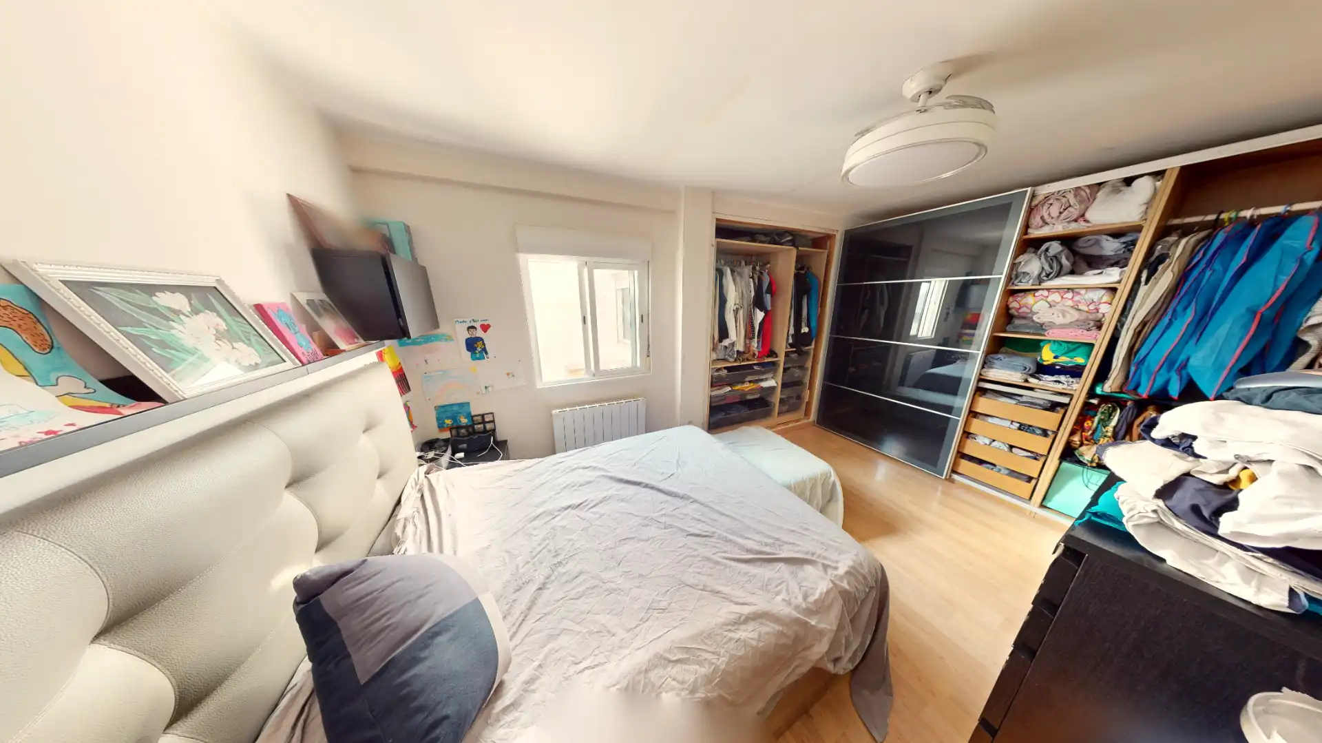Schlafzimmer von Wohnung zum Verkauf in Alicante / Alacant mit Klimaanlage, Heizung und Parkett