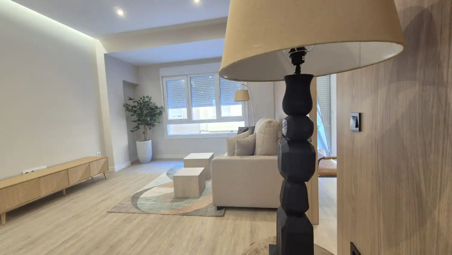 Sala d'estar de Apartament en venda en Badajoz amb Aire condicionat, Calefacció i Terrassa