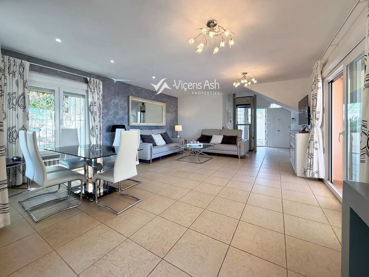 Living room of Houses for sale in Jávea / Xàbia  with Air Conditioner, Heating and Terrace