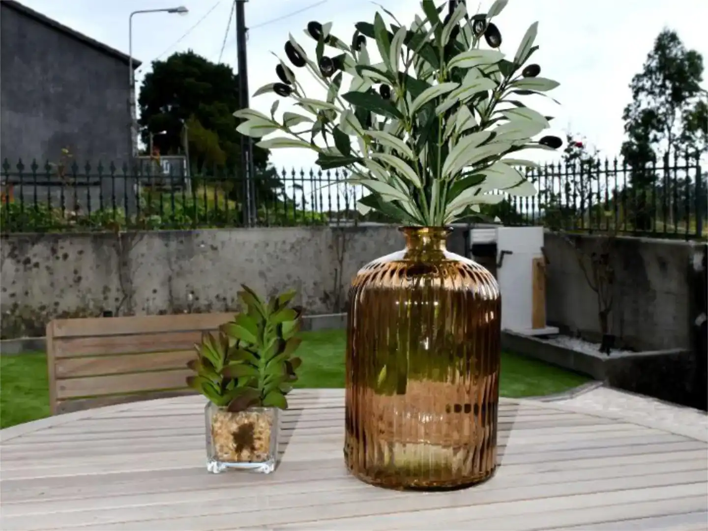 Garten von Wohnung zur Miete in Muxía mit Privatgarten, Parkett und Möbliert