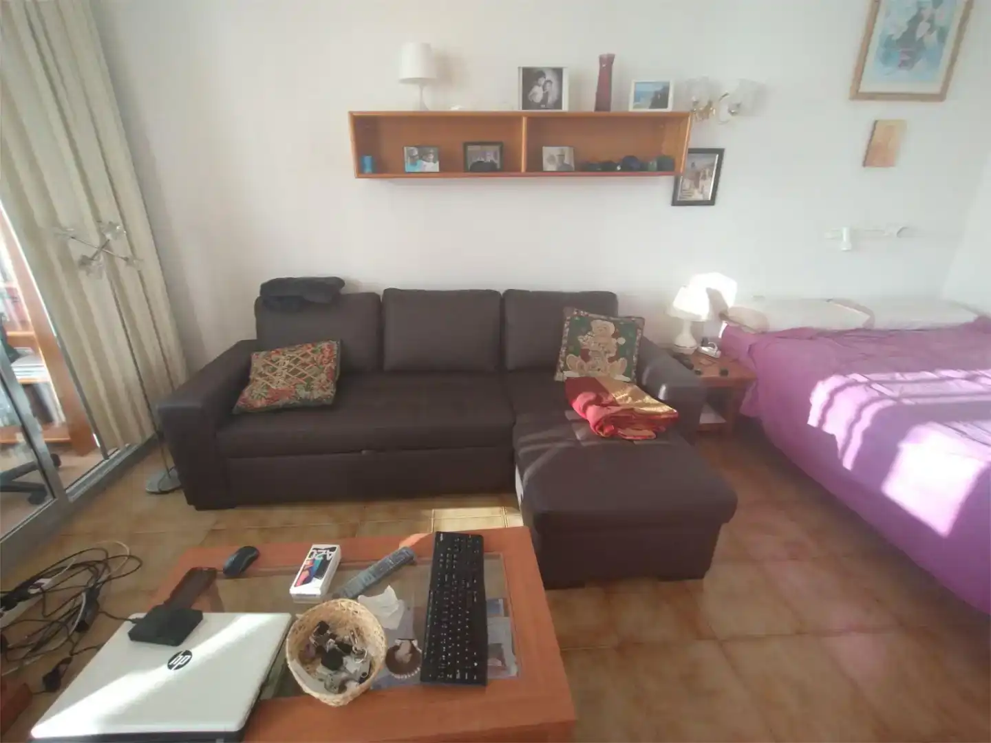 Wohnzimmer von Wohnung zur Miete in La Matanza de Acentejo mit Schwimmbad