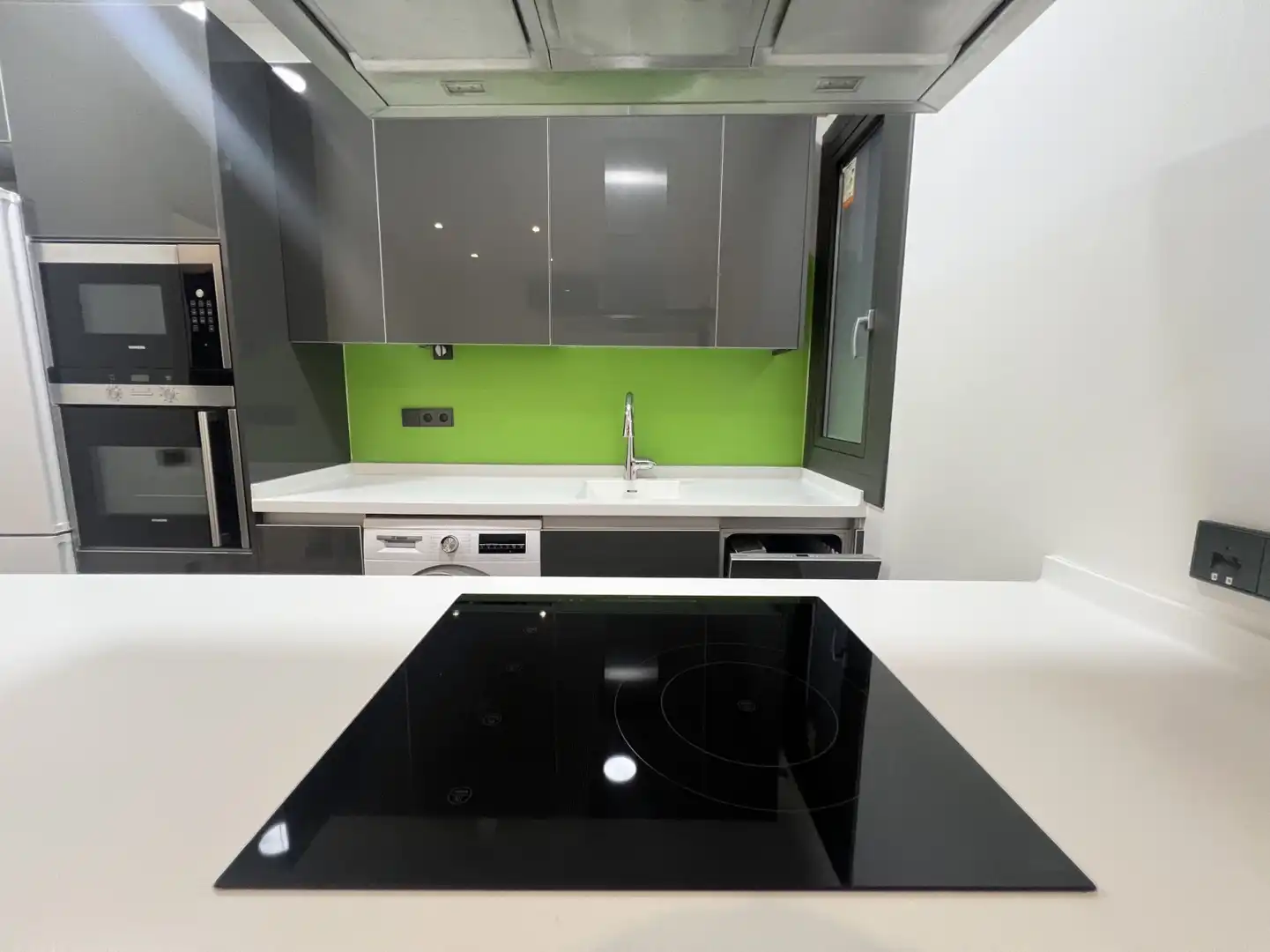 Cocina de Piso en venta en Barcelona con Calefacción, Parquet y Balcón