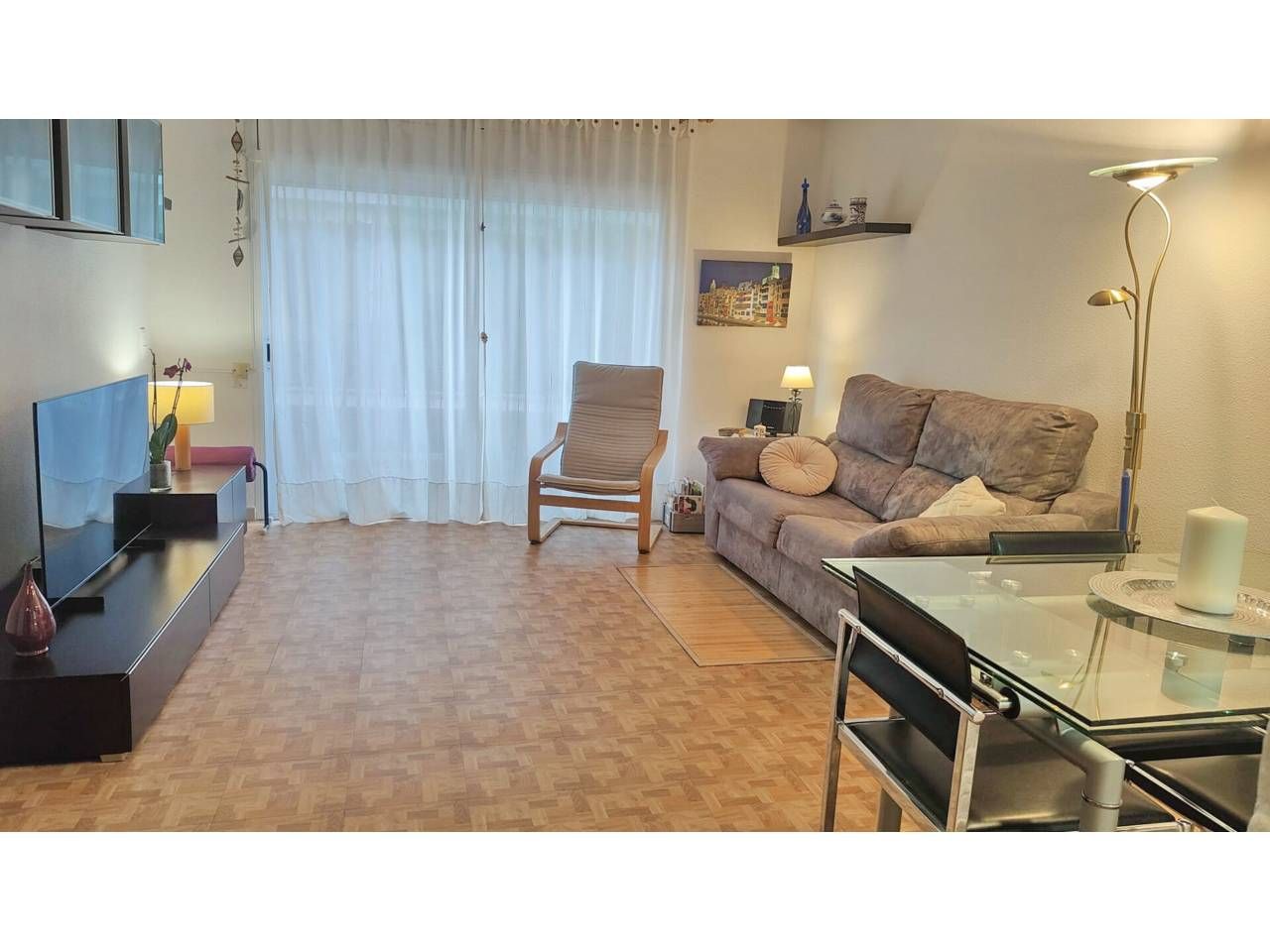 Living room of Flat for sale in Calonge i Sant Antoni  with Heating and Furnished