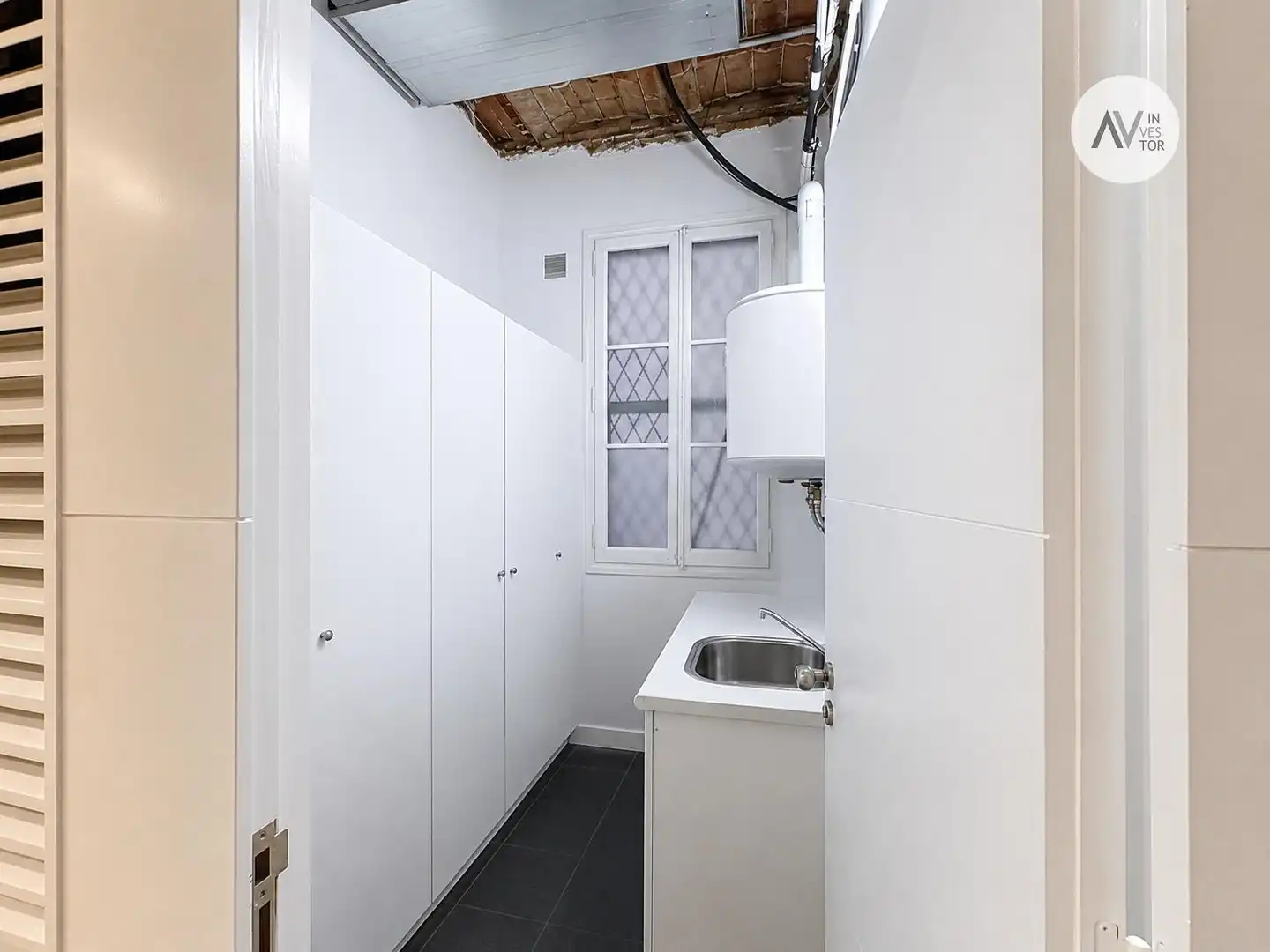 Kitchen of Office for rent in Barcelona  with Air Conditioner, Heating and Storage room