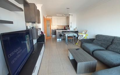 Living room of Flat for sale in La Pobla de Mafumet  with Heating, Terrace and Furnished