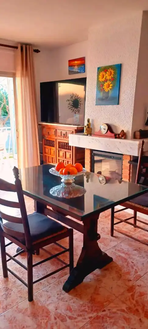 Living room of Flat for sale in Cambrils  with Air Conditioner, Terrace and Furnished