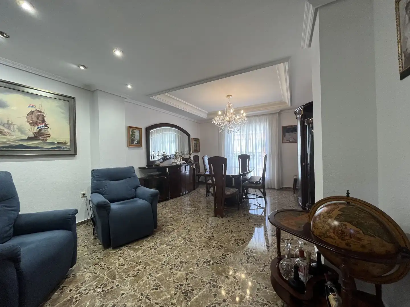 Sala d'estar de Finca rústica en venda en Aielo de Malferit amb Aire condicionat, Calefacció i Traster