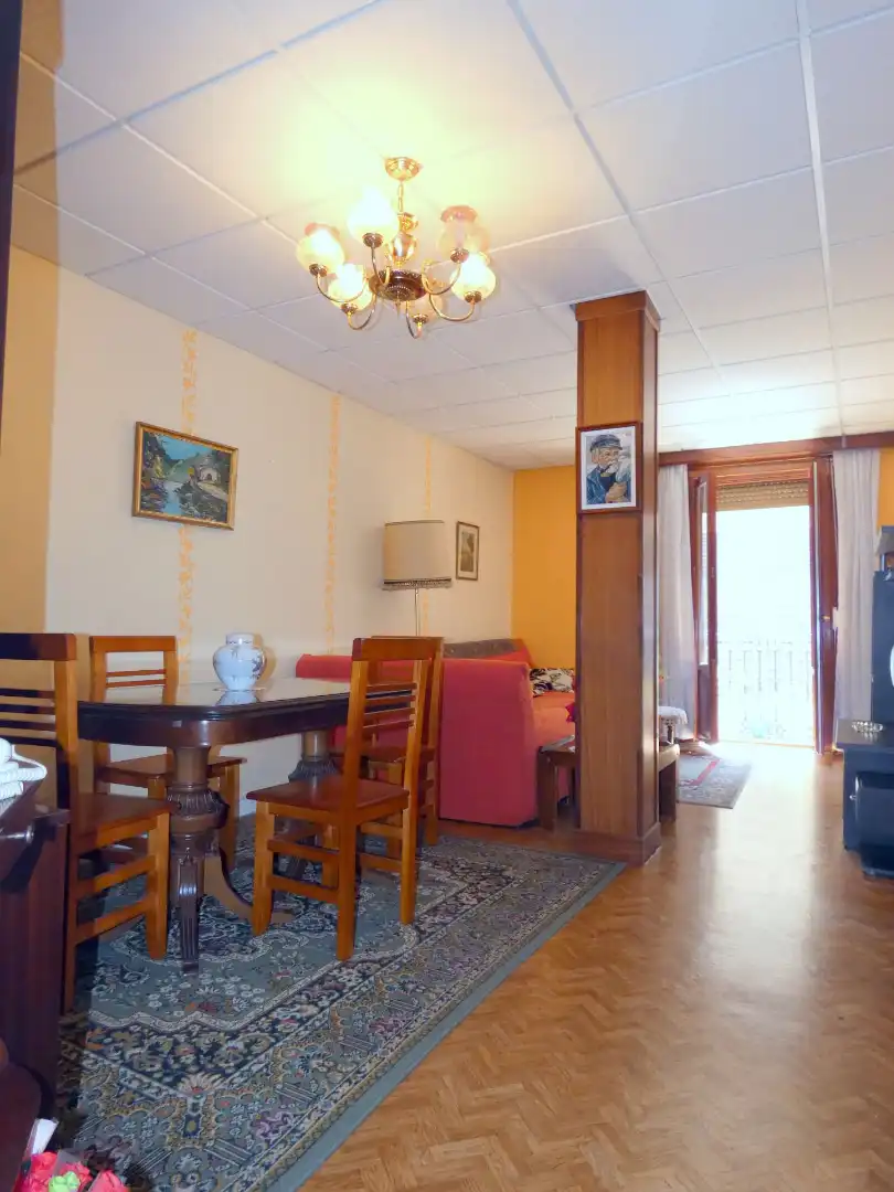Comedor de Piso en venta en Bilbao  con Calefacción, Parquet y Terraza