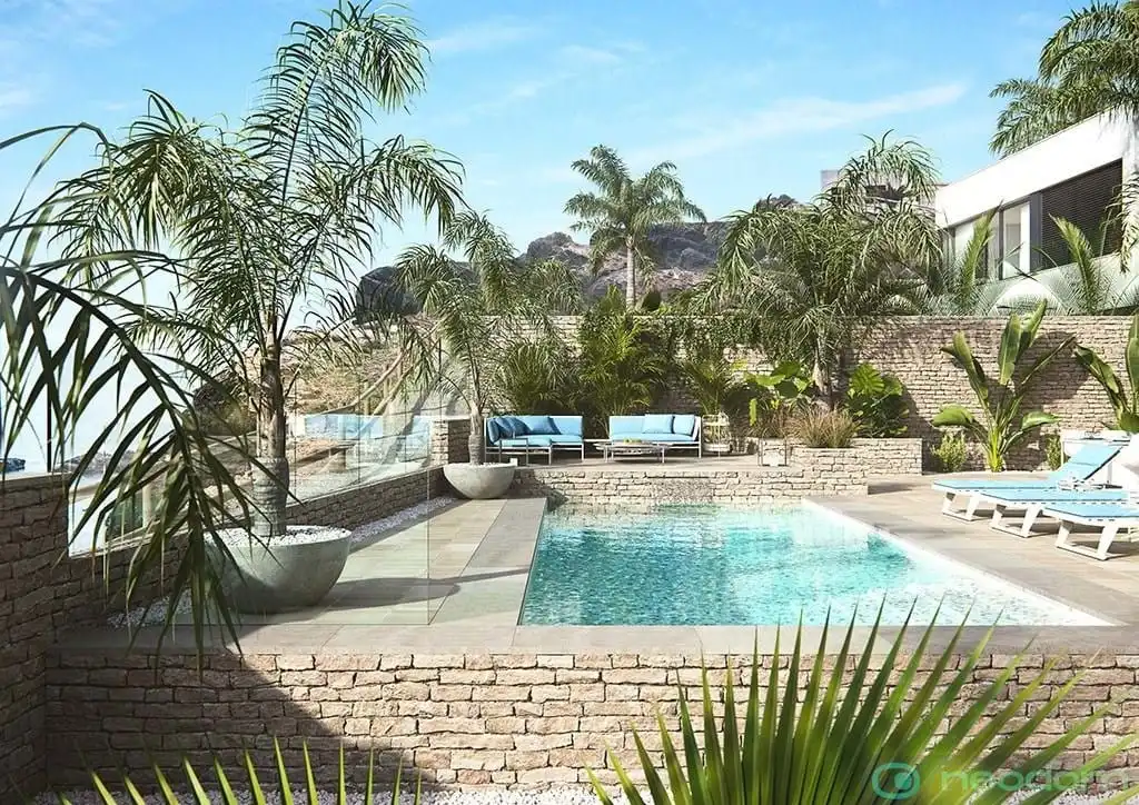 Piscina de Casa o chalet en venta en Cartagena