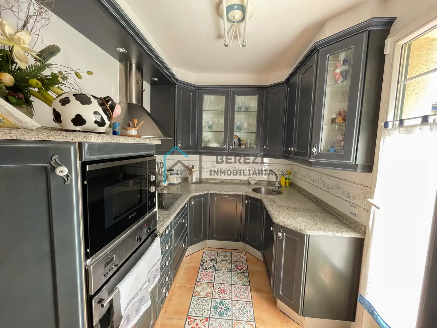 Cocina de Casa adosada en venta en Mundaka con Calefacción, Jardín privado y Amueblado