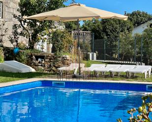 Piscina de Casa o xalet en venda en Vilaboa amb Calefacció, Jardí privat i Terrassa
