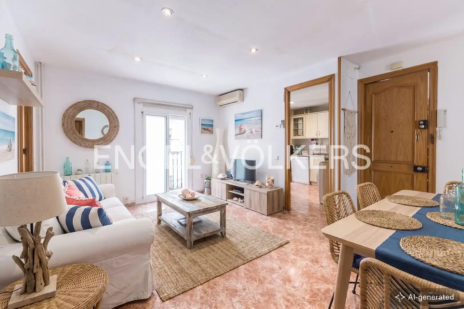 Living room of Flat for sale in Barcelona  with Heating and Terrace