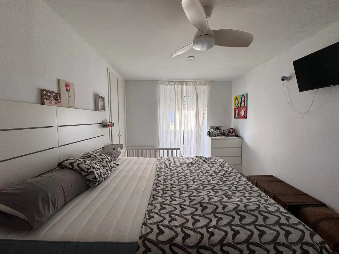 Bedroom of Flat for sale in Cubelles  with Air Conditioner and Balcony