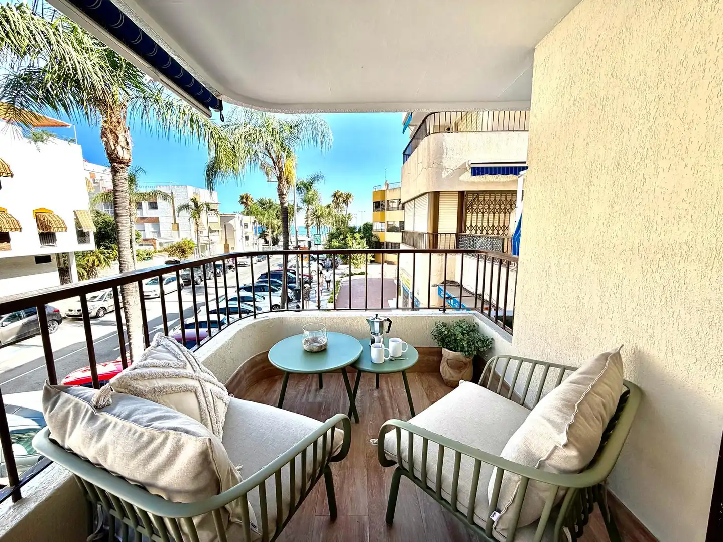 Balcony of Flat for rent in Almuñécar  with Air Conditioner, Heating and Terrace