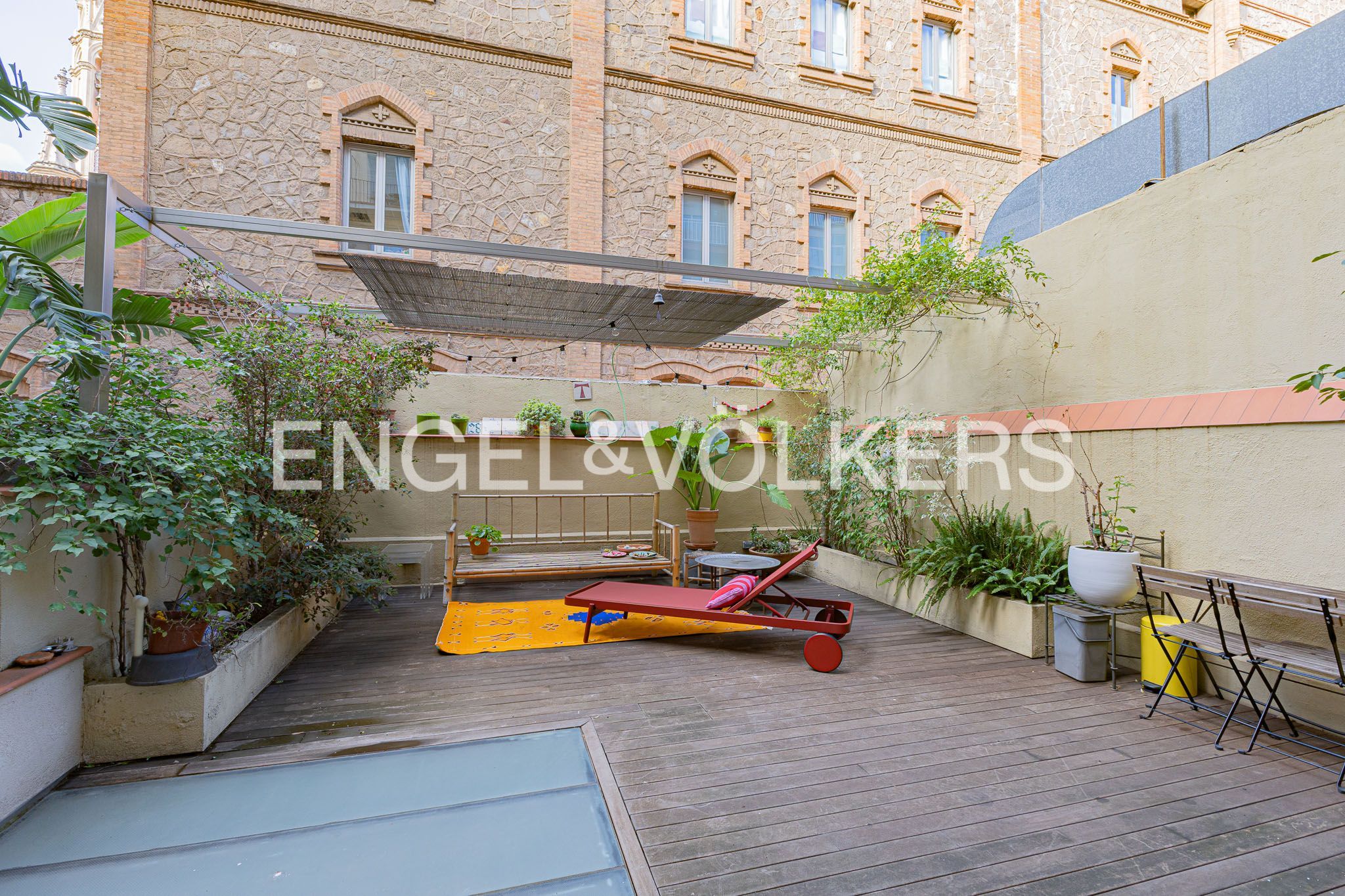 Terrace of Apartment for sale in  Barcelona Capital  with Air Conditioner, Heating and Parquet flooring