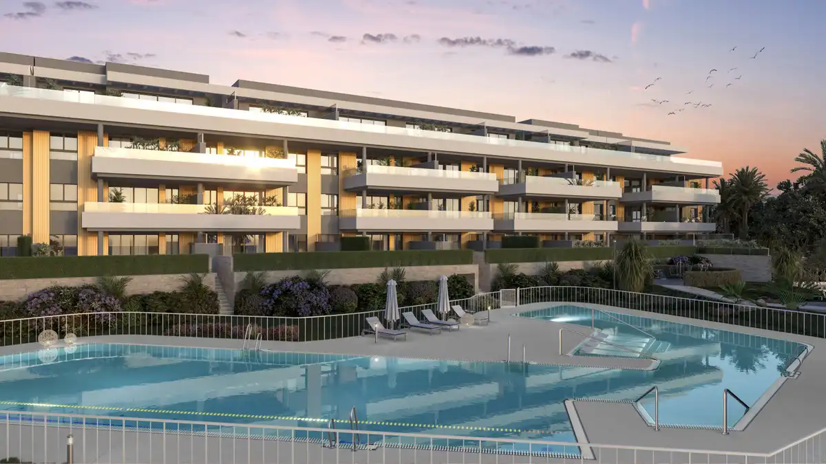 Piscina de Apartamento en venta en Torremolinos con Aire acondicionado, Calefacción y Terraza