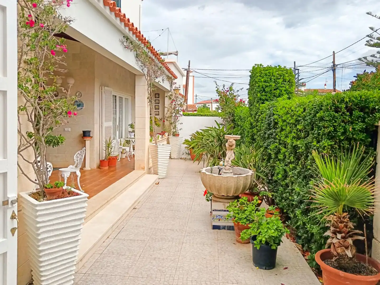 Vista exterior de Planta baixa en venda en Ciutadella de Menorca amb Aire condicionat, Jardí privat i Terrassa