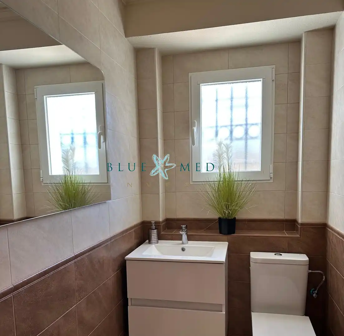 Baño de Casa o chalet en venta en Cartagena con Aire acondicionado, Jardín privado y Terraza