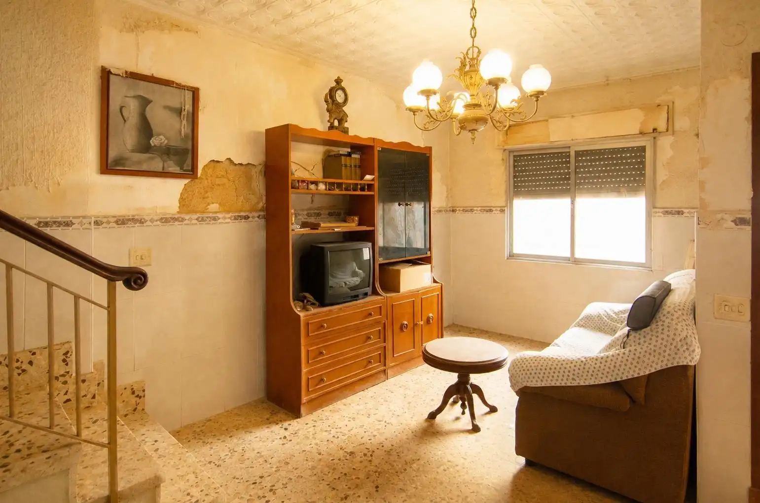 Sala de estar de Casa o chalet en venta en Murcia con Terraza, Balcón y Alarma