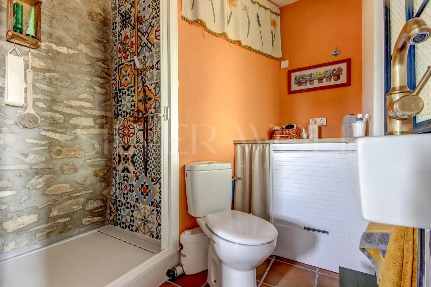 Baño de Casa adosada en venta en Les Piles con Aire acondicionado y Alarma