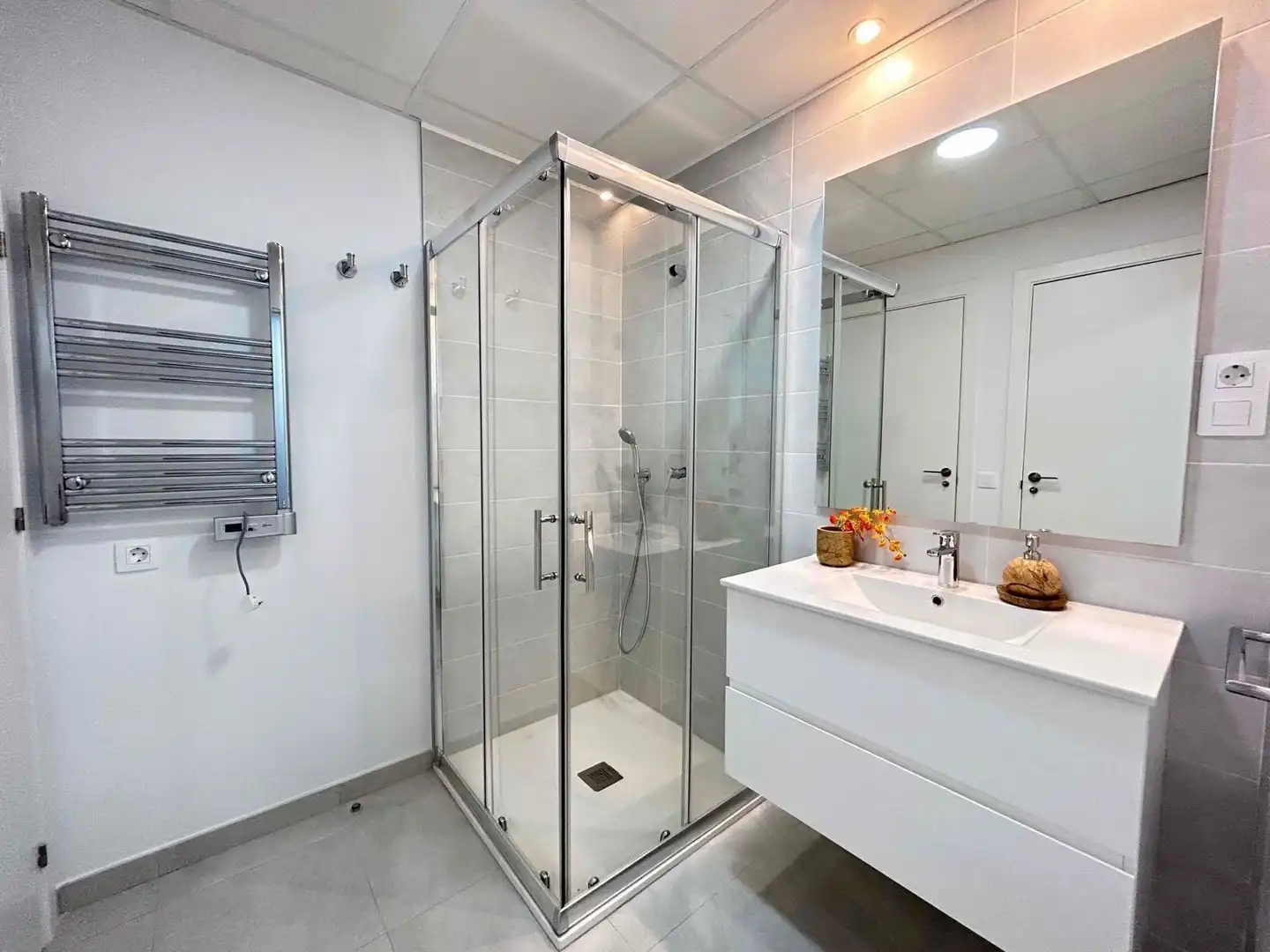 Badezimmer von Wohnung zum Verkauf in Pulpí mit Klimaanlage, Terrasse und Schwimmbad