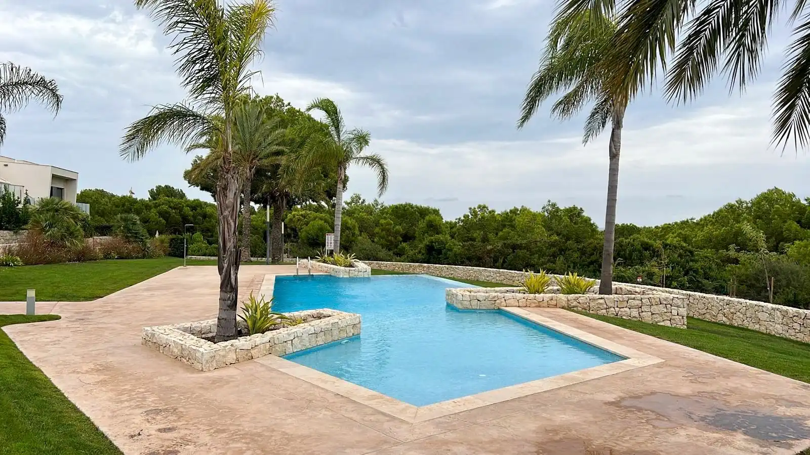 Schwimmbecken von Wohnung zur Miete in Pilar de la Horadada mit Klimaanlage, Heizung und Privatgarten